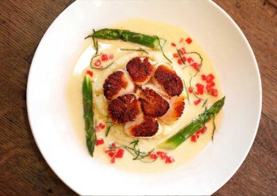 Scallops with Asparagus